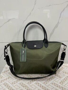 Longchamp Dark Green Small Handbag Bag